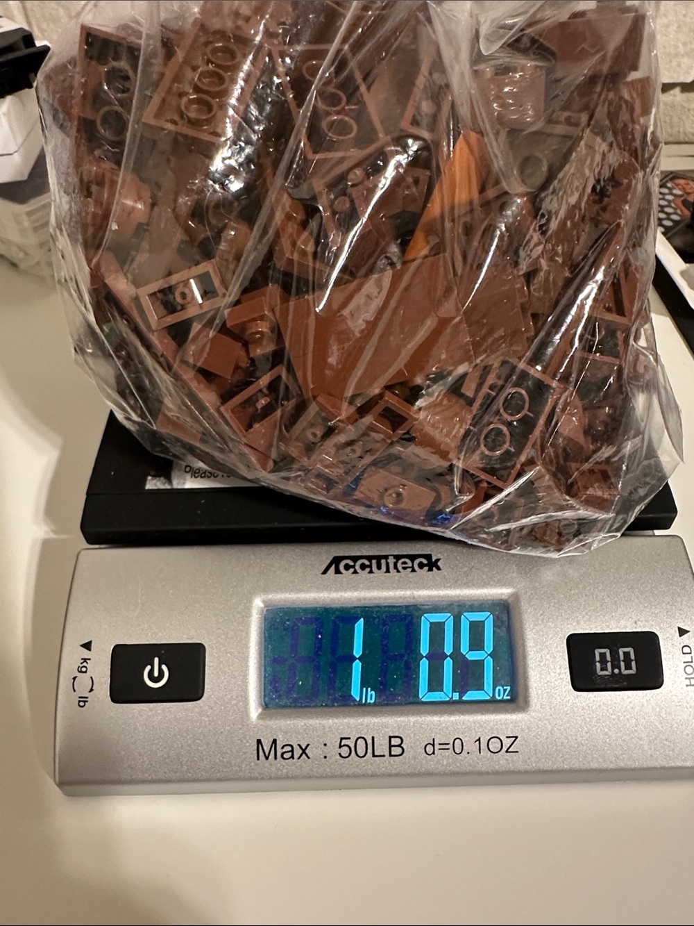 Lego Brown and Tan Mix Bricks and Plates over 1lb